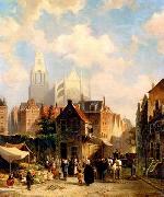 unknow artist European city landscape, street landsacpe, construction, frontstore, building and architecture.067 Germany oil painting reproduction